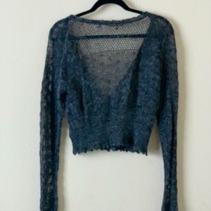 COPY - Anthropologie Knitted & Knotted Short Sweater